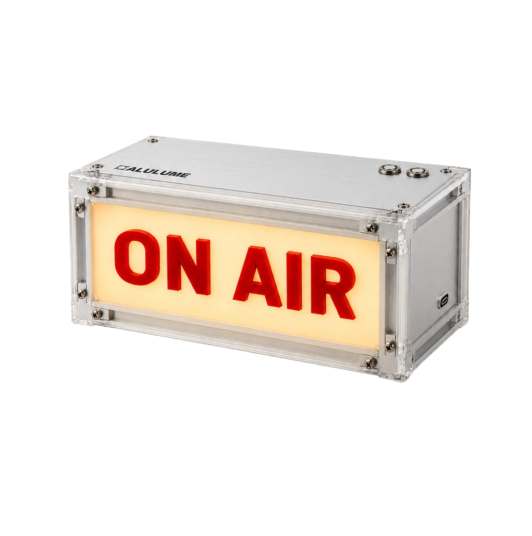 Studio White ON AIR light