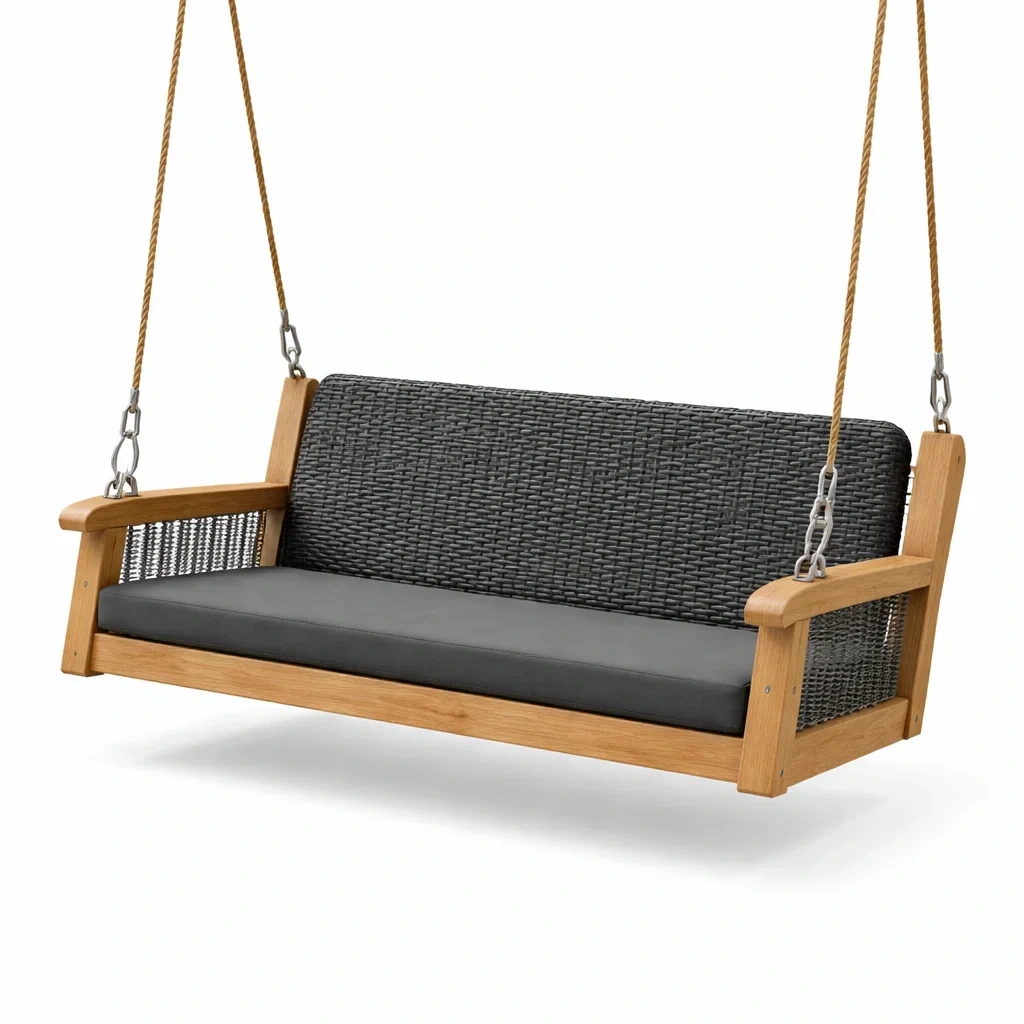 Détente suspendue d'extérieur,Balancelle de porche - COZYGLOWZZ