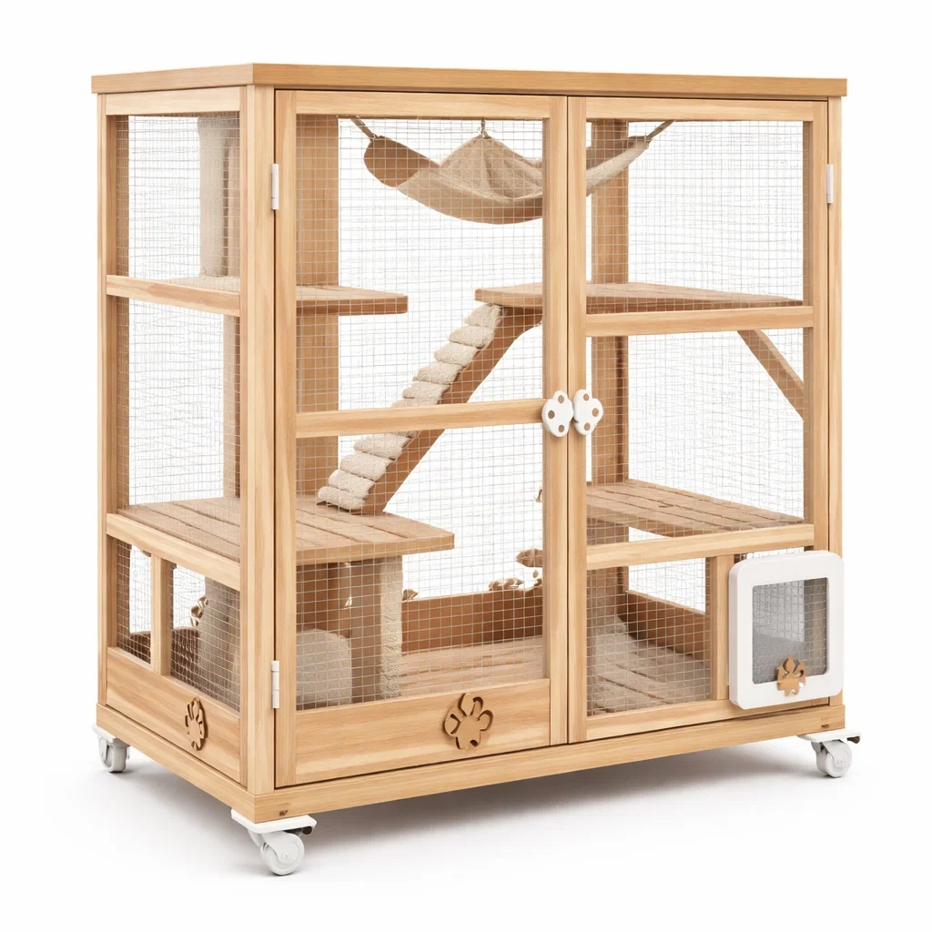 Article pour animaux,Enclos pour chat - NOOKWAVES