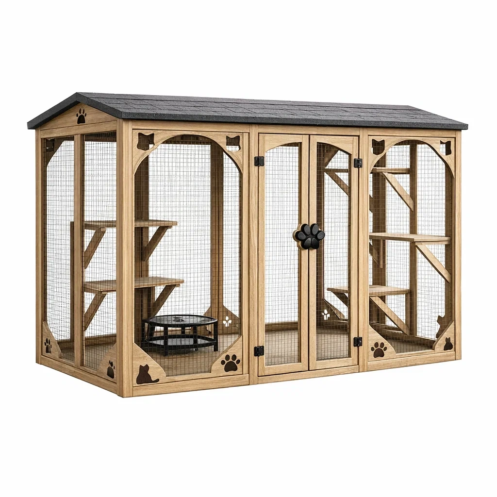 Article pour animaux,Enclos pour chat - NOOKWAVES