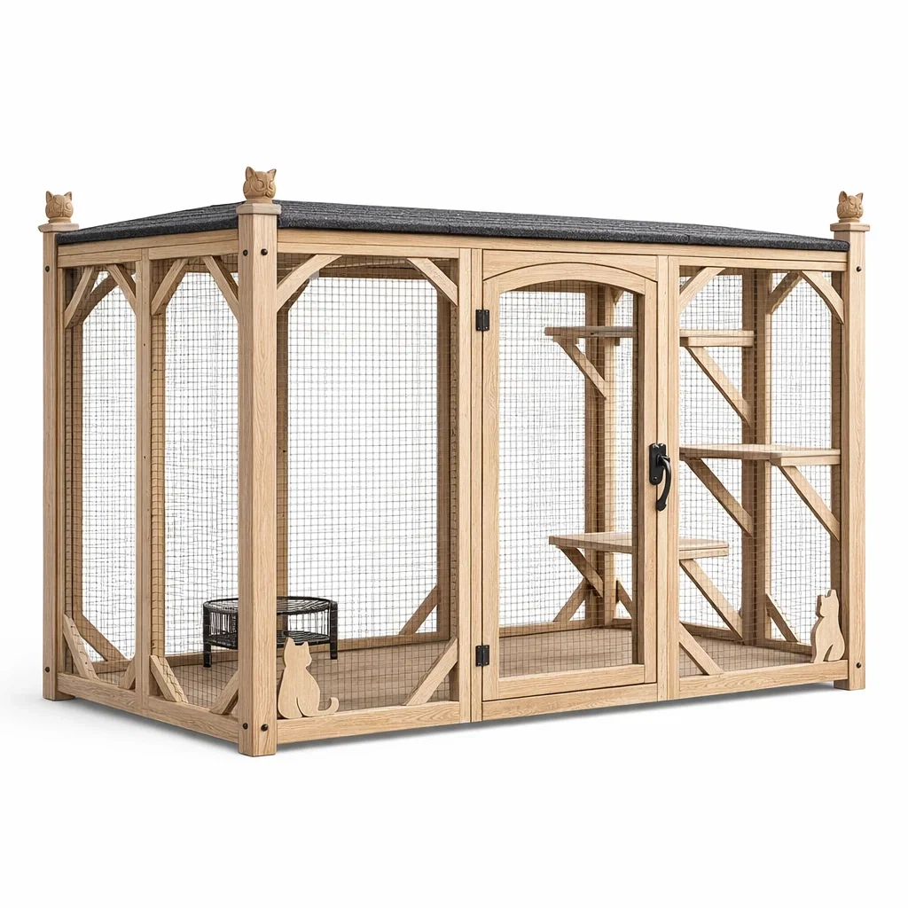 Article pour animaux,Enclos pour chat - NOOKWAVES