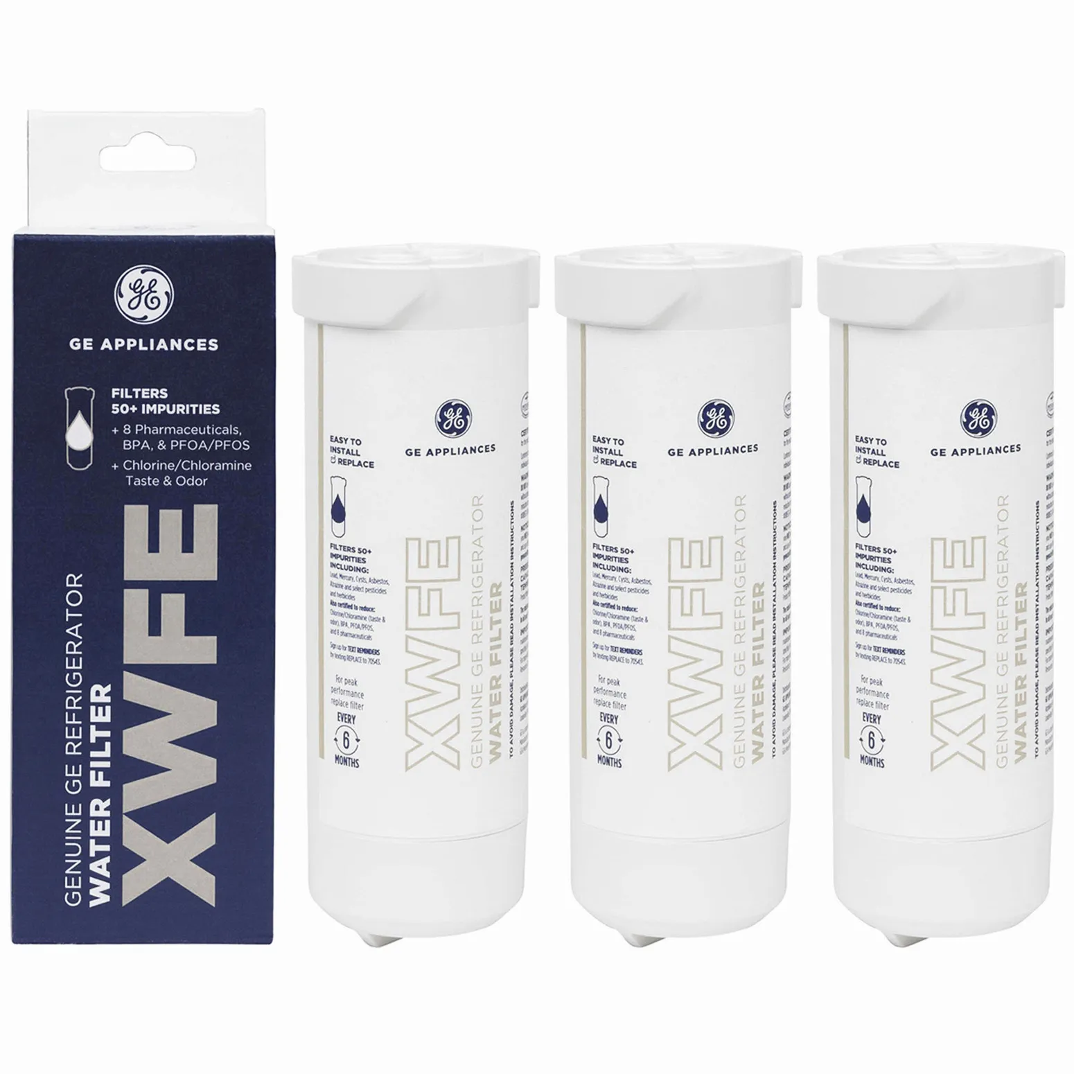 GE XWFE Refrigerator Water Filter,Easy Installation