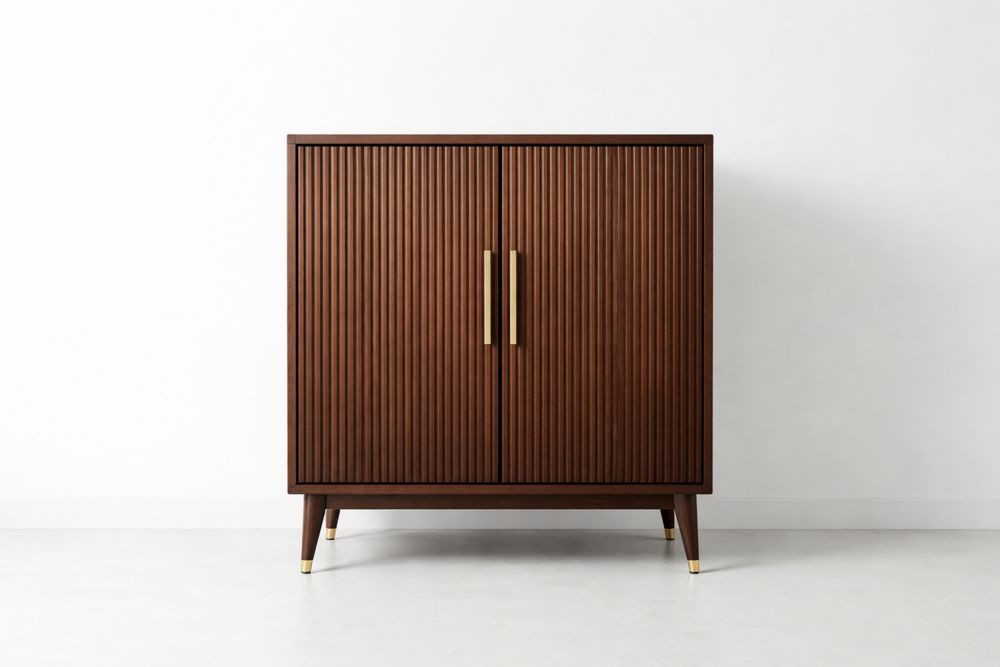Armoire en bois massif à deux portes-Ardenlora