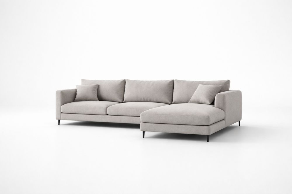 Canapé d'angle en tissu Longueur 300 cm x Largeur 150 cm x Hauteur 85 cm-Ardenlora