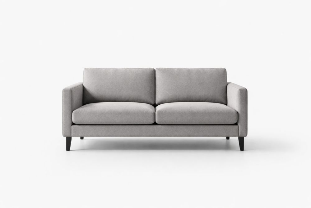 Canapé 2 Places en Polyester Gris-Ardenlora