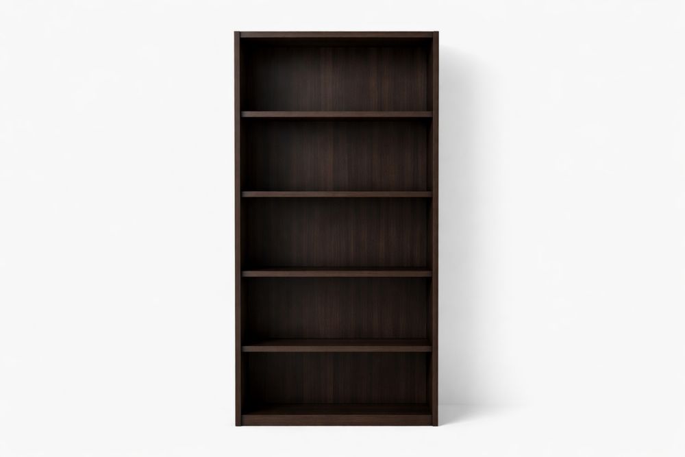 Étagère en Bois MDF Foncé 5 Niveaux Hauteur 180 cmxLargeur 80 cmxProfondeur 30 cm-Ardenlora