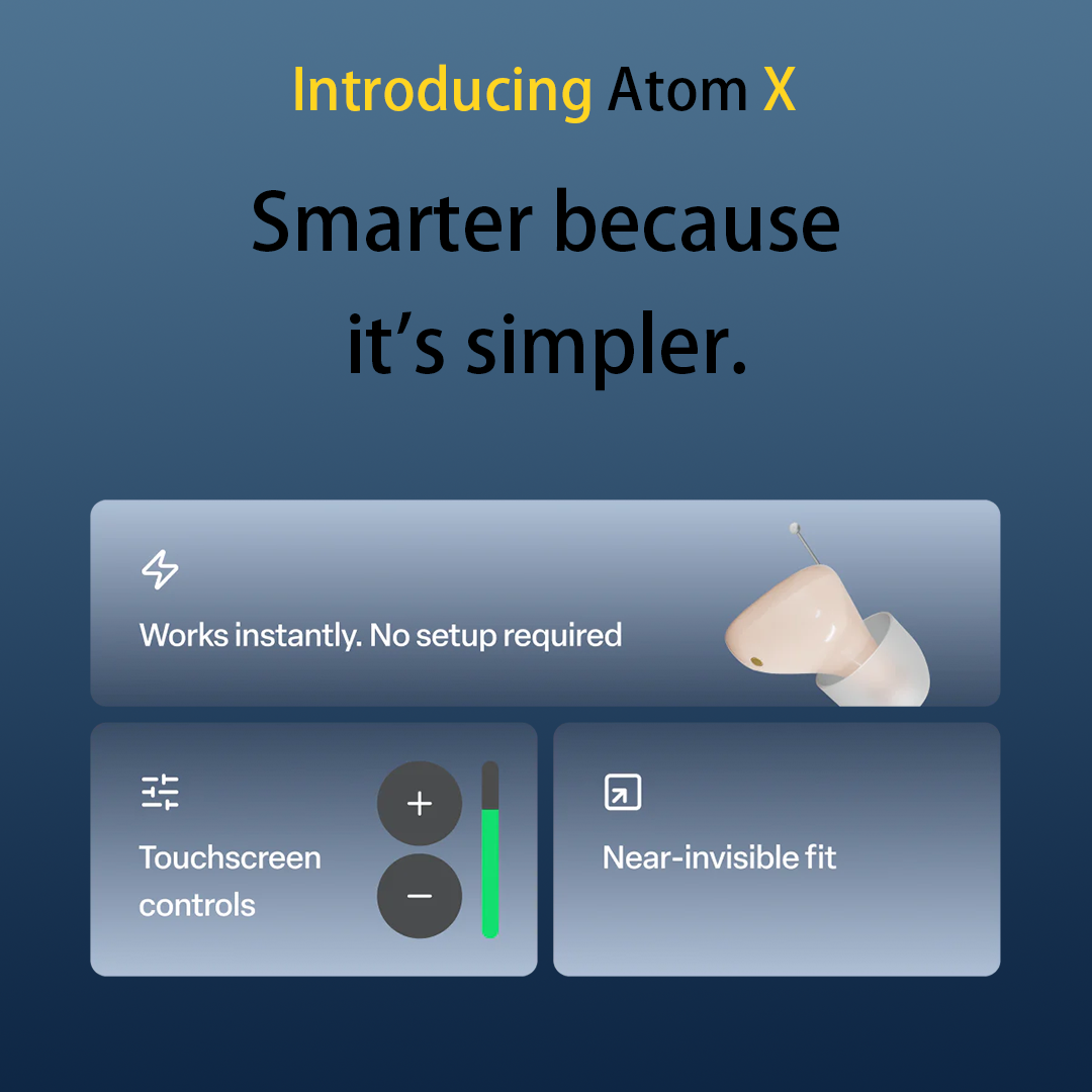 Audien Atom X OTC Hearing Aids