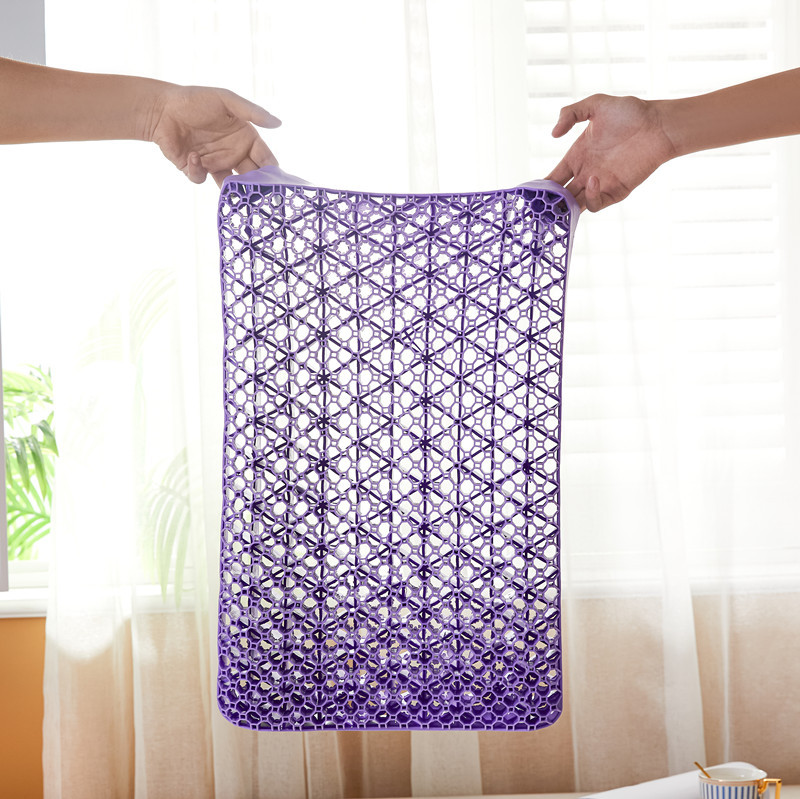 水洗い OK ウェーブ型ペクチン枕 TPE 通気素材 多機能マッサージ 頸椎負担軽減 首枕