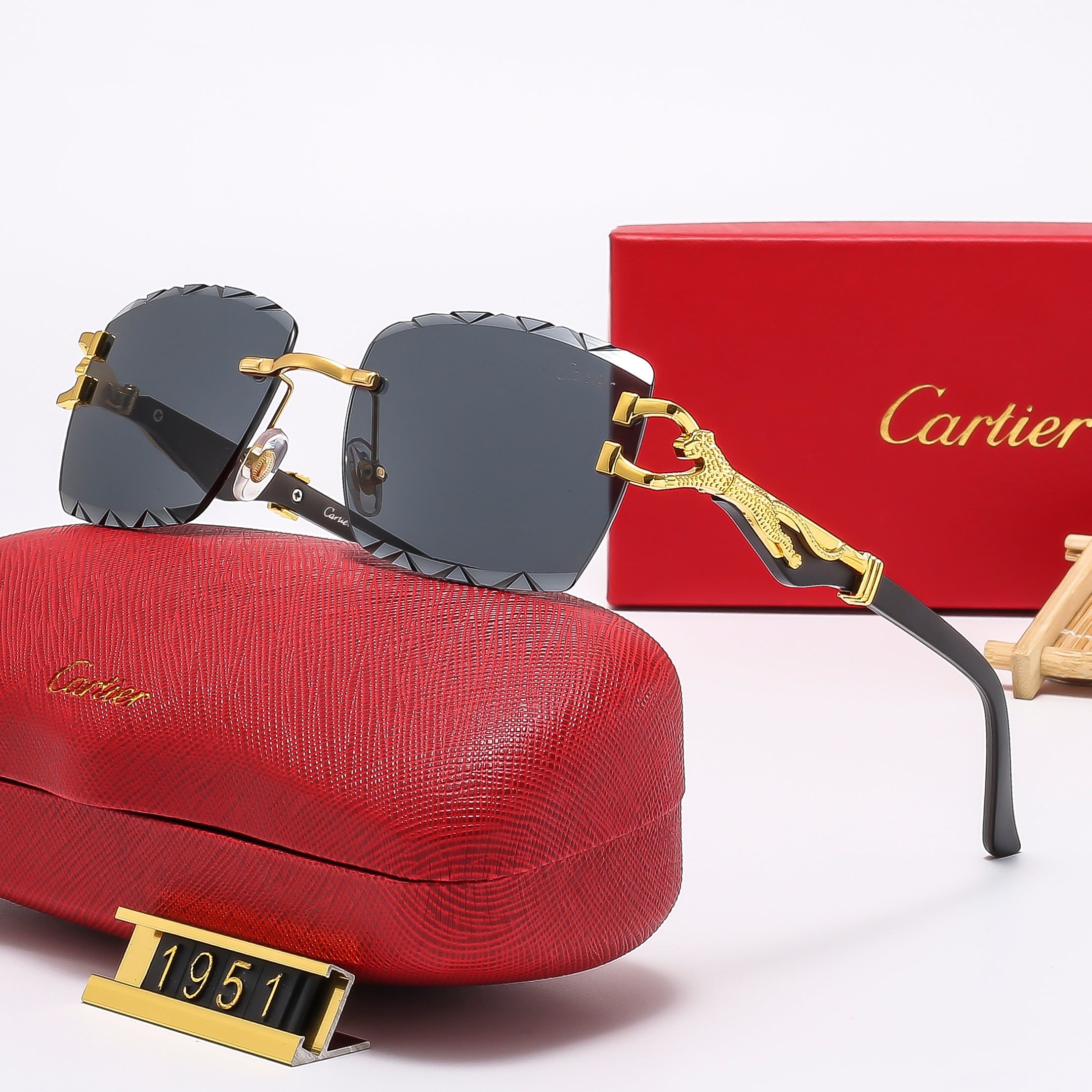 Diamond Cut wooden legs Sunglasses—1951