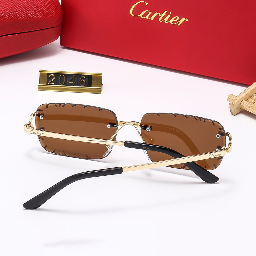 Diamond Cut 5 Colors Fashion Sunglasses—2044
