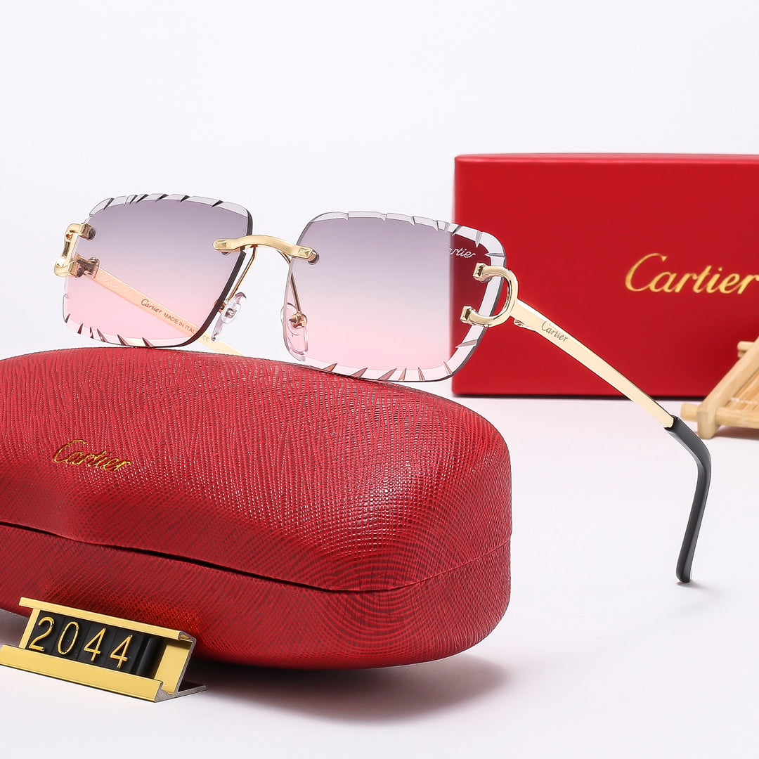 Diamond Cut 5 Colors Fashion Sunglasses—2044