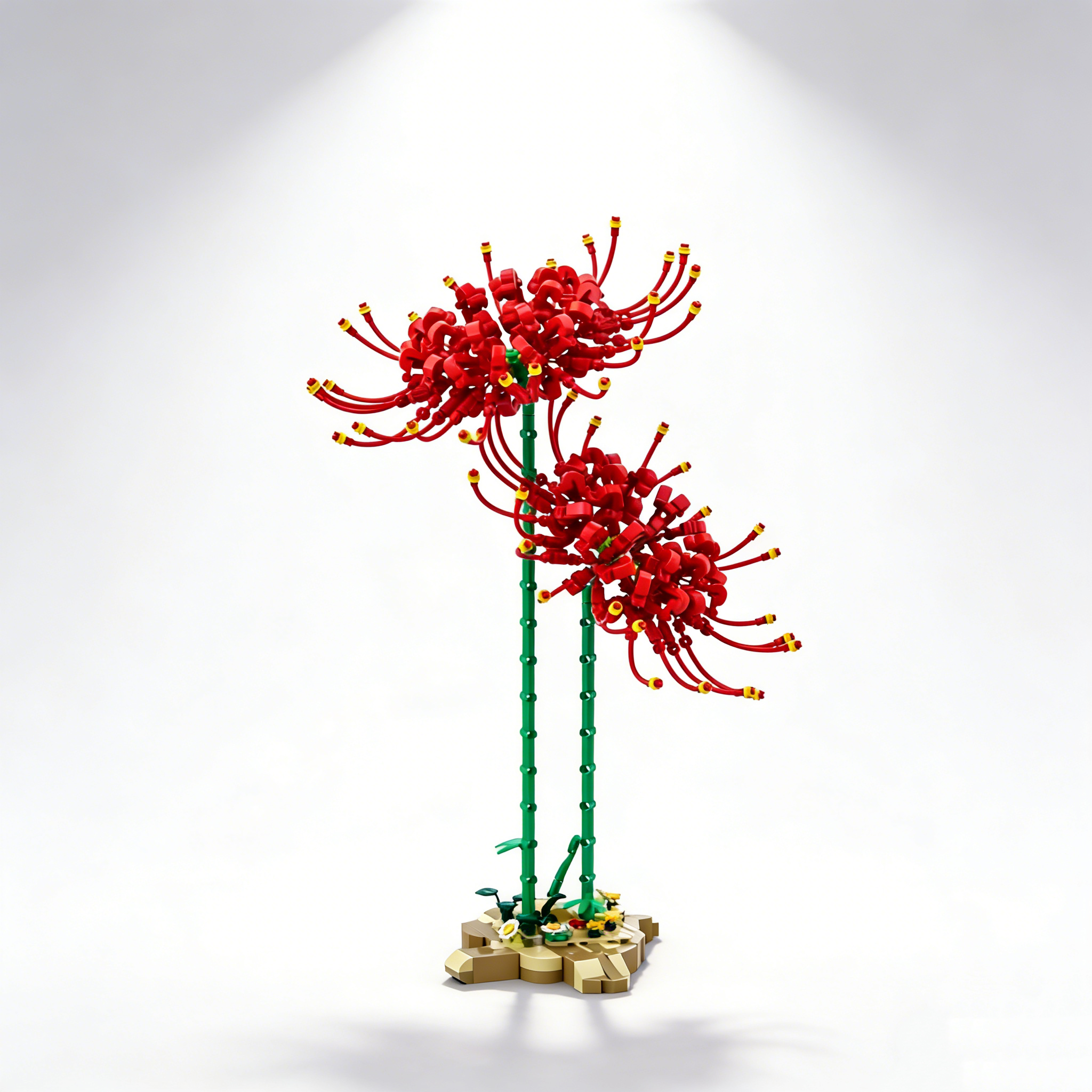 🩸Crimson Spider Lily Brick Sculpture