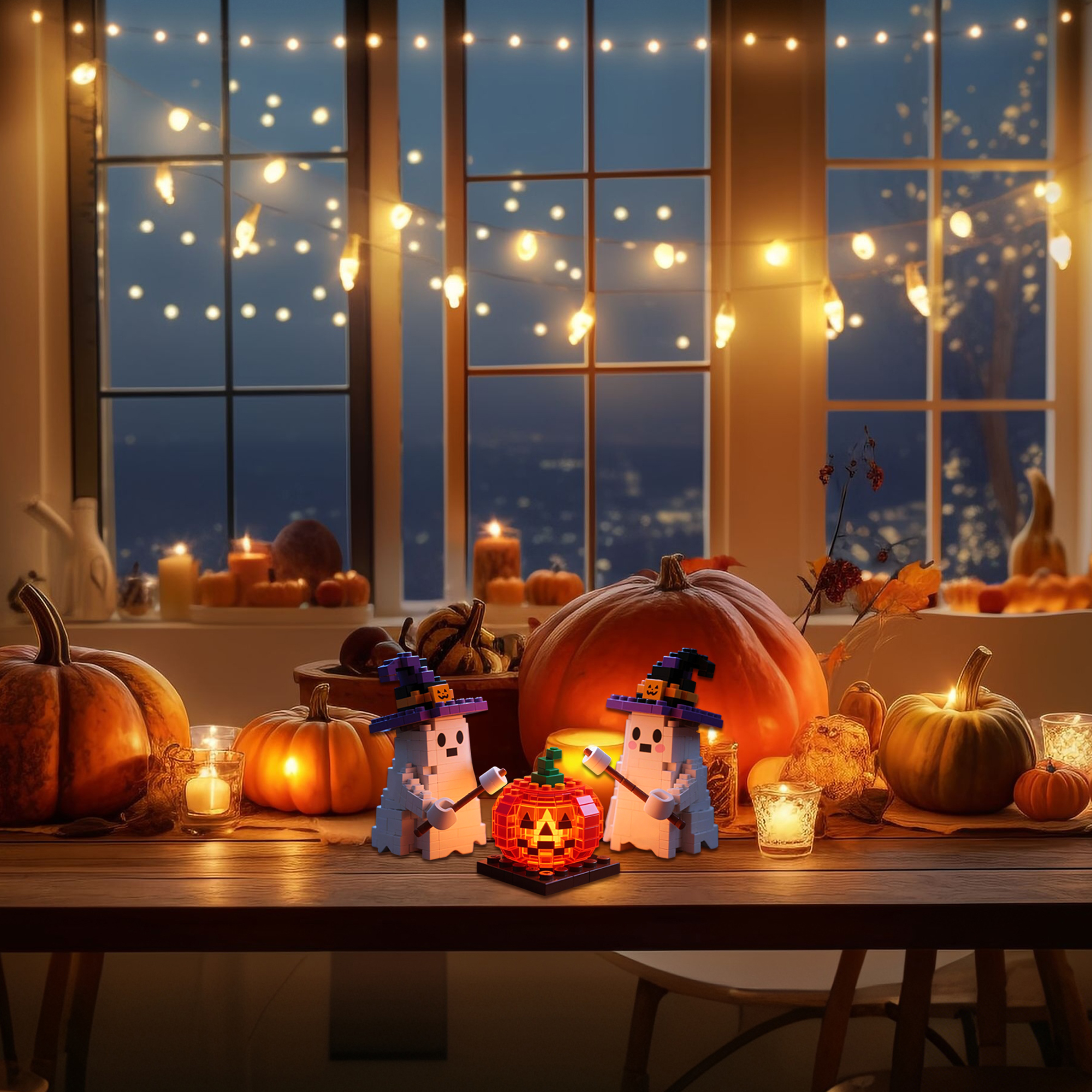 2025 Limited Edition-- Halloween Ghost Brick Set👻-brick-bond