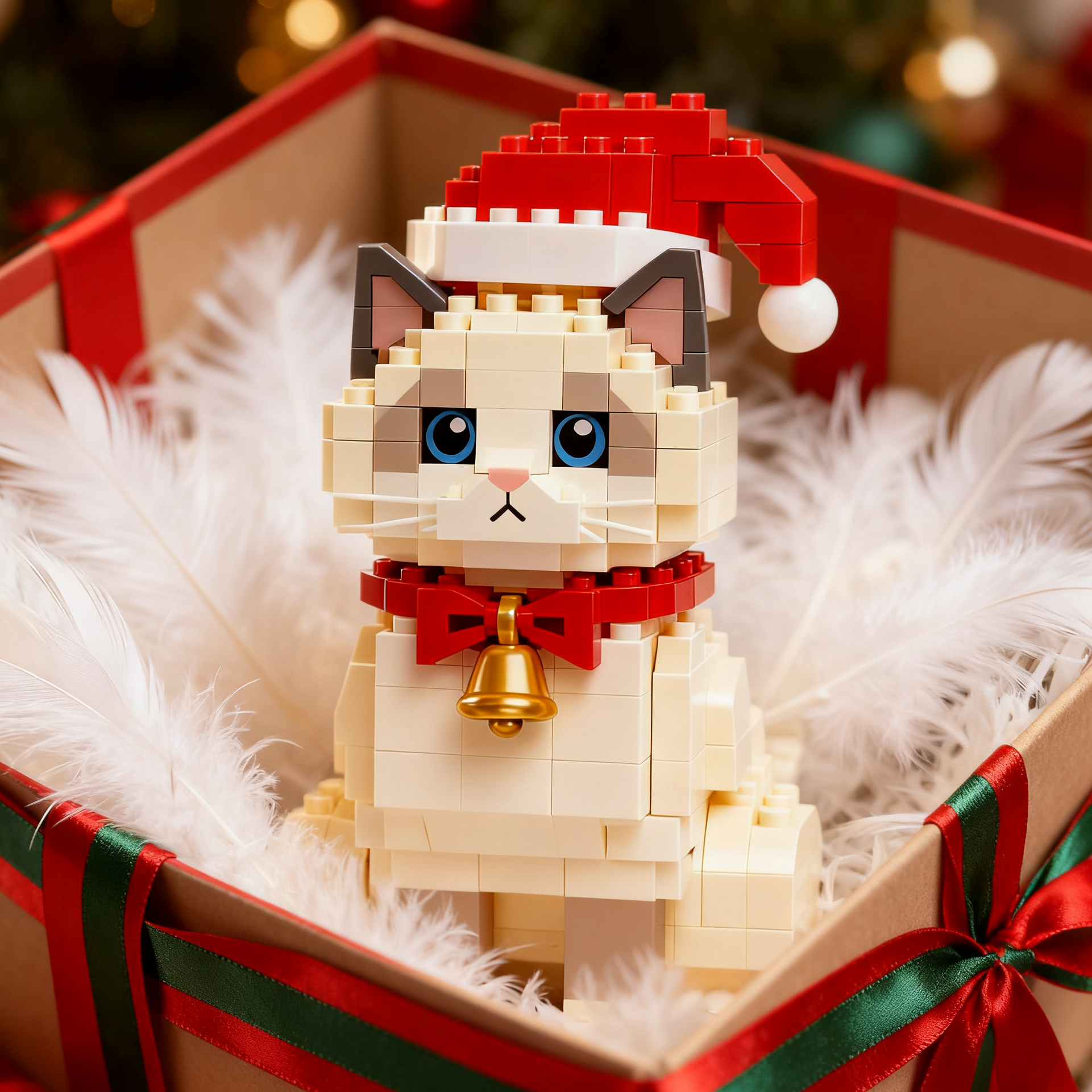 2025 Christmas Limited Edition – Ragdoll Cat Brick Set