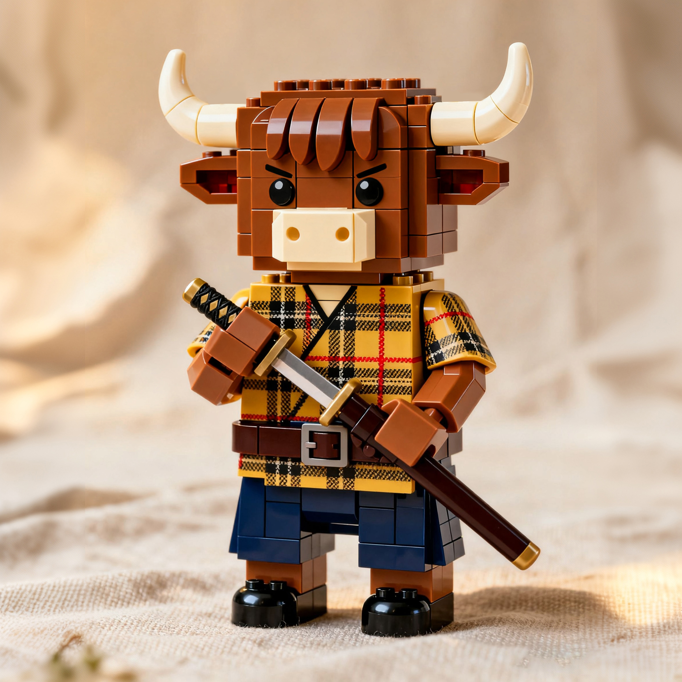 2025 New Edition – Highland Cow with Katana⚔️