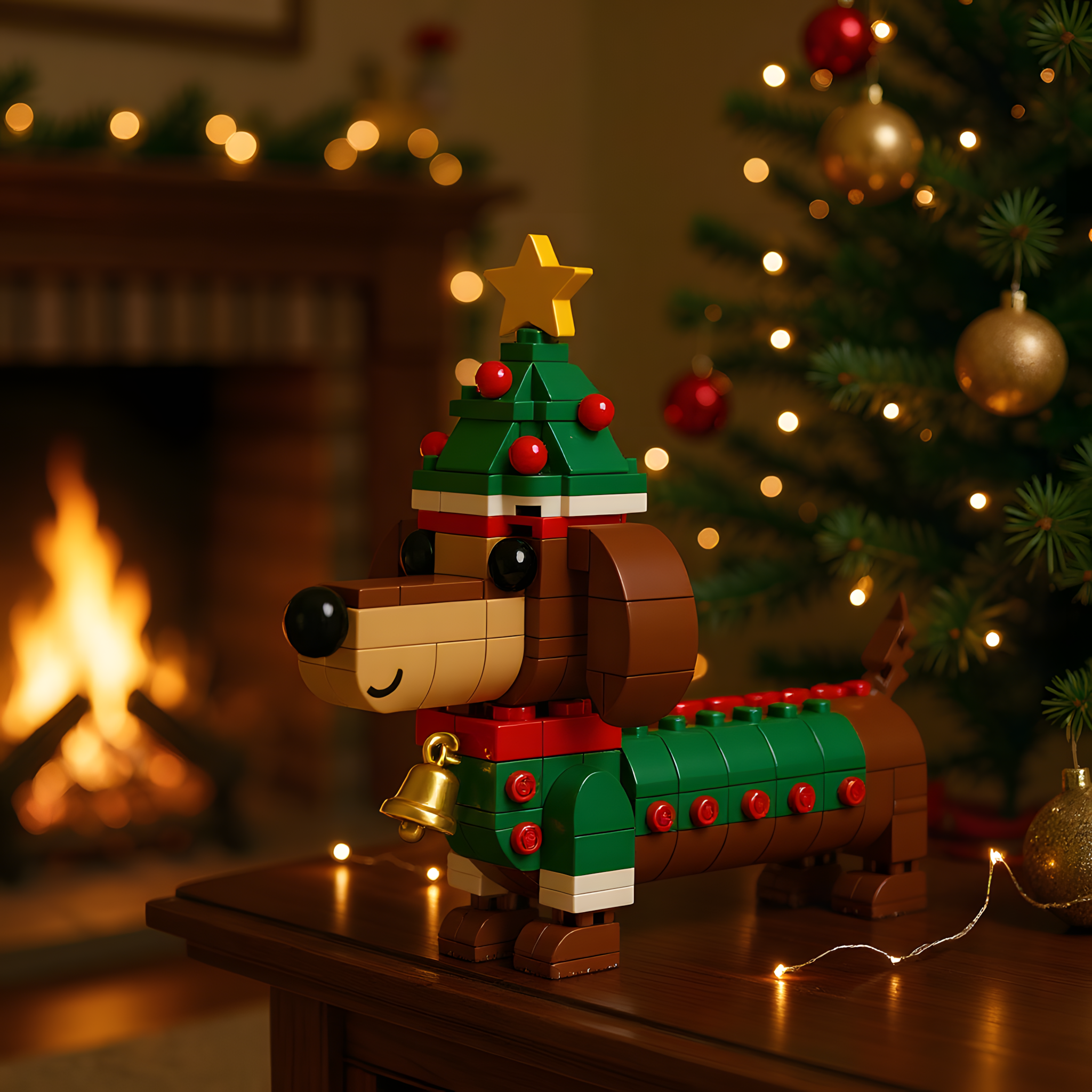 🎄2025 Christmas Limited Edition Dachshund Brick Set🐕