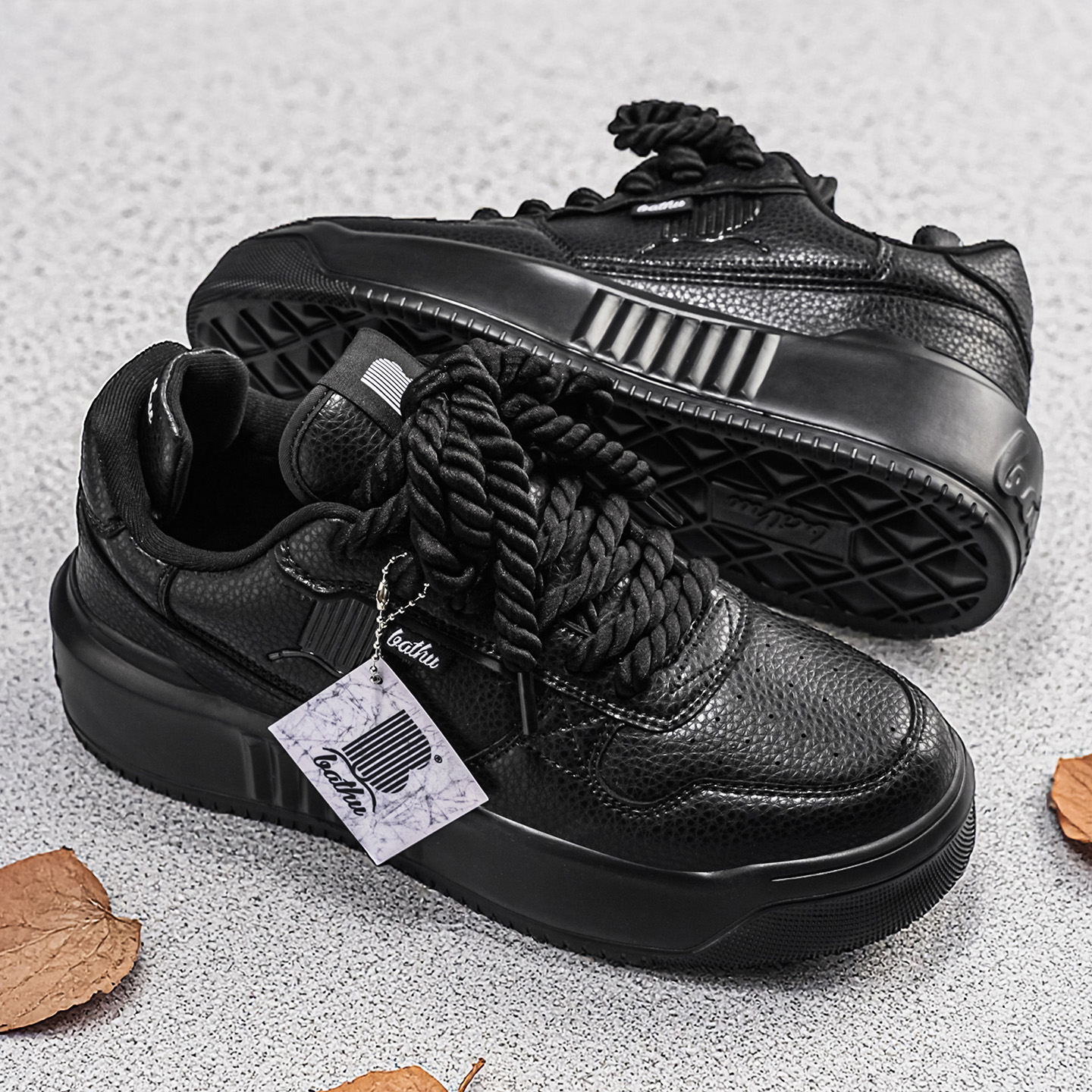 Softswear® ChunkyLace Platform V1 - Black