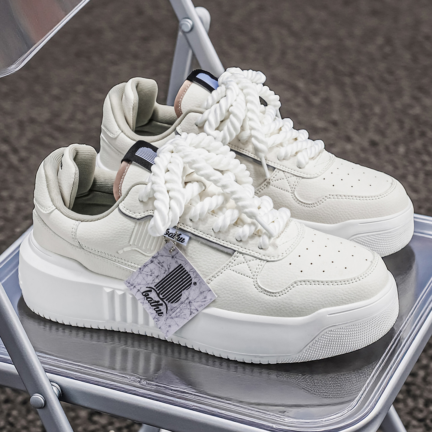 Softswear® ChunkyLace Platform V1 - White