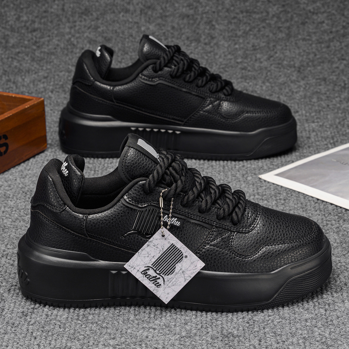 Softswear® ChunkyLace Platform V1 - Black