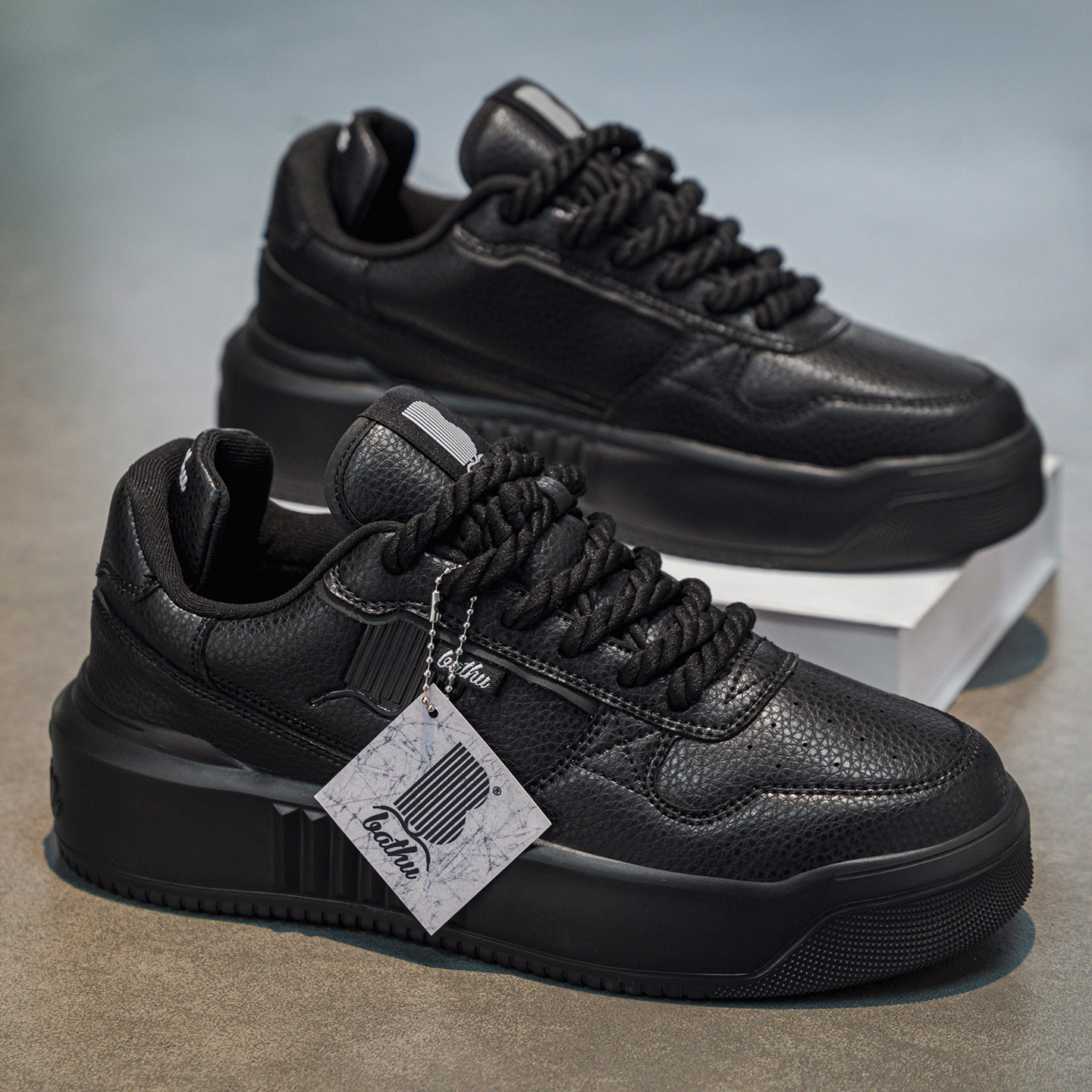 Softswear® ChunkyLace Platform V1 - Black