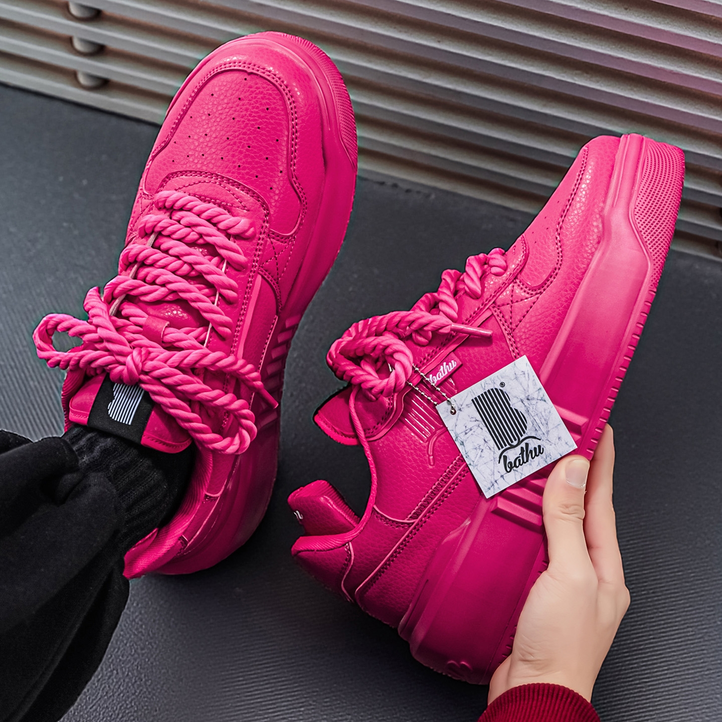 Softswear® ChunkyLace Platform V1 - Pink