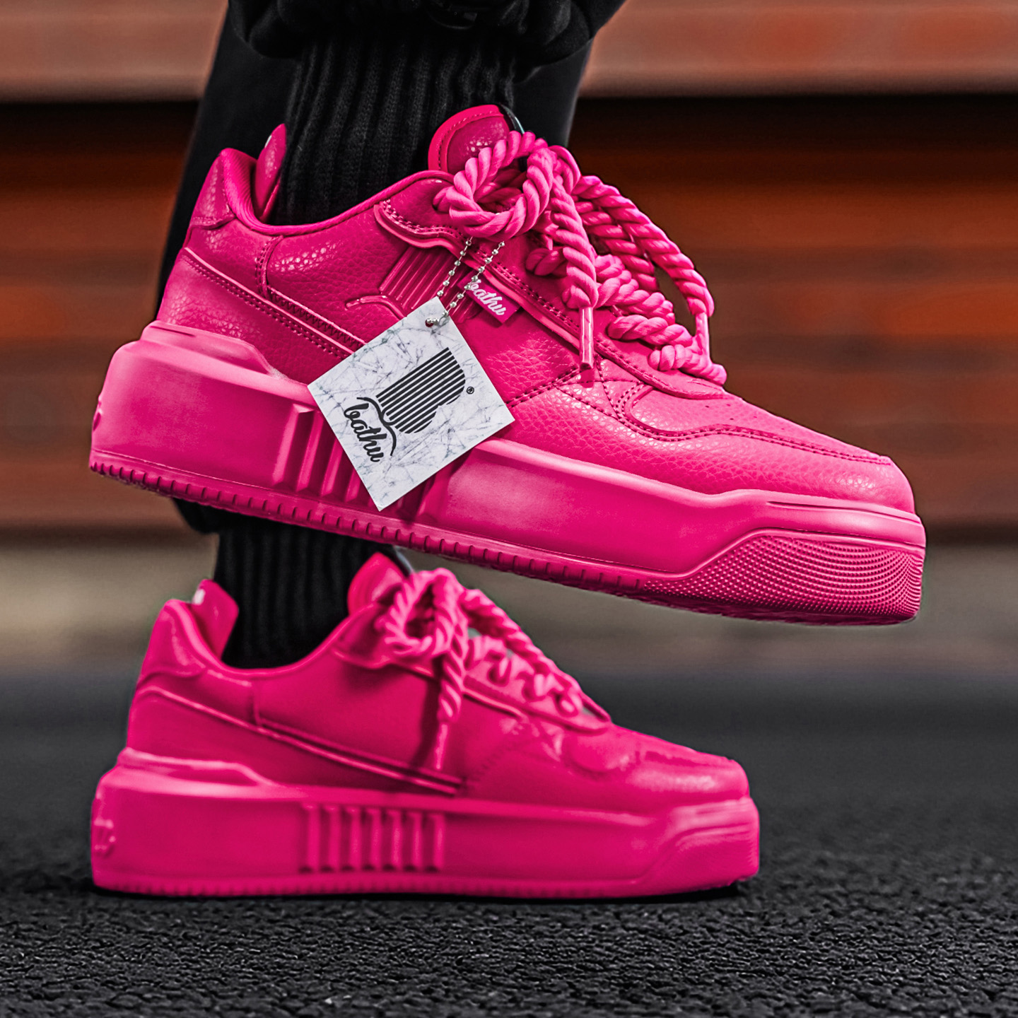 Softswear® ChunkyLace Platform V1 - Pink
