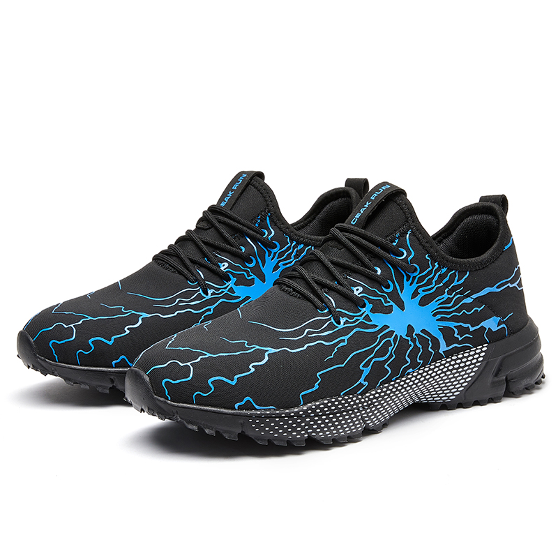 Softswear Men's Cushioned Walking Shoes - Blue