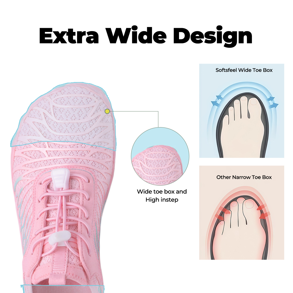 Lorax Pro - Healthy & non-slip barefoot shoes (Unisex) - Pink
