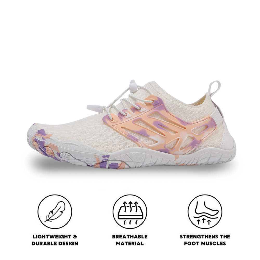 FlowStride - Quick-Dry Breathable Wading Shoes (Unisex) - White Pink