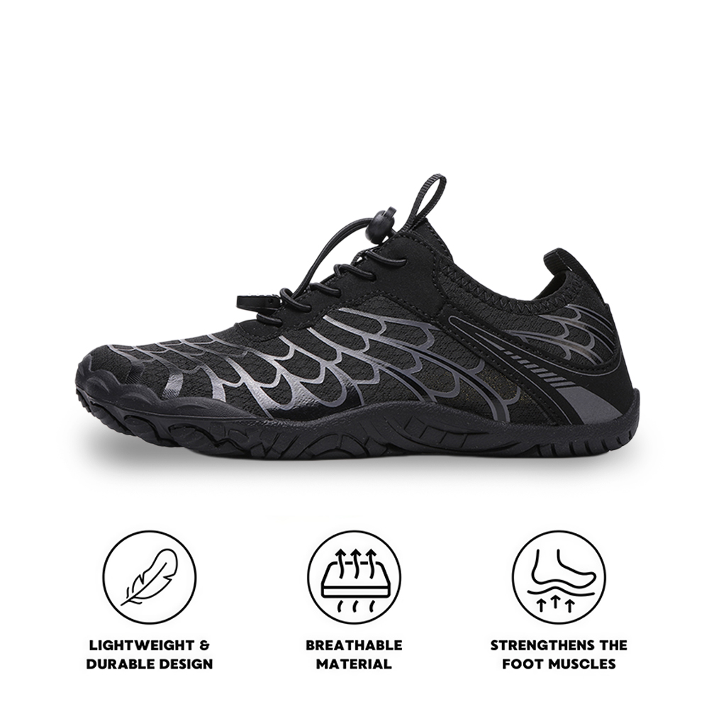 CanyonFlex - Zero Drop Healthy River Shoes (Unisex) - Black