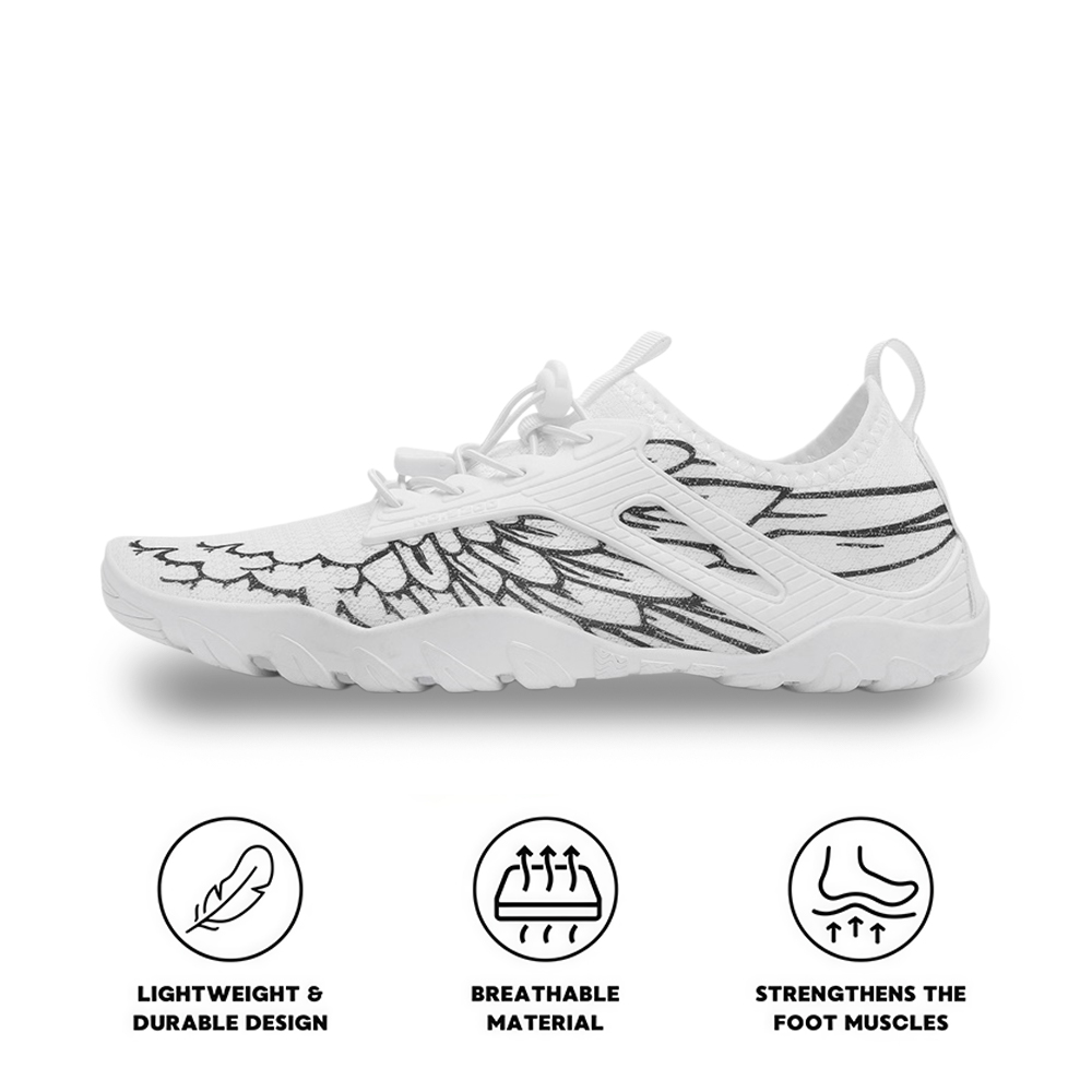 UniGrip - Optimal Health & Traction Shoes (Unisex) - White