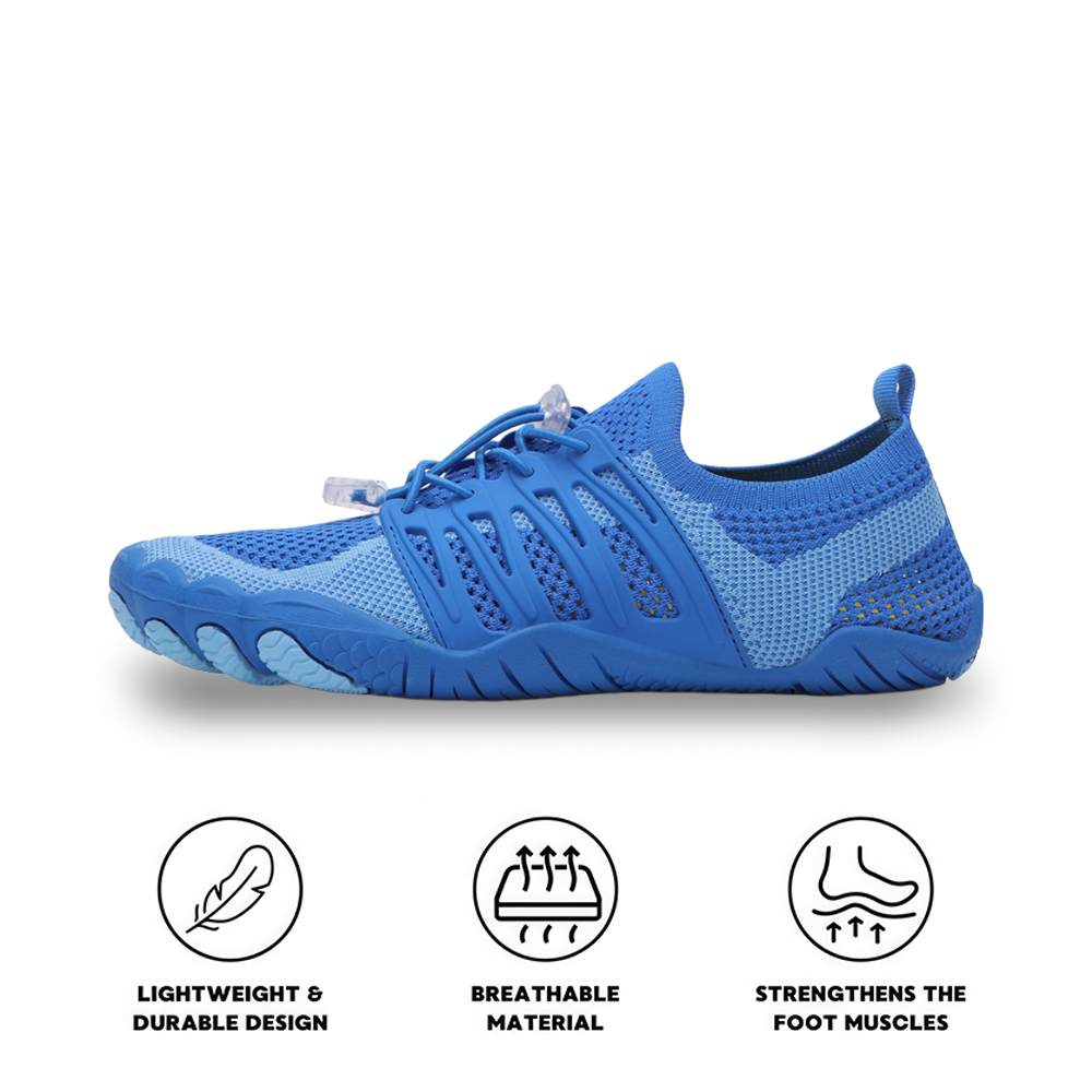 CanyonTrek: Non-Slip All-Environment Barefoot Shoes - Royal Blue