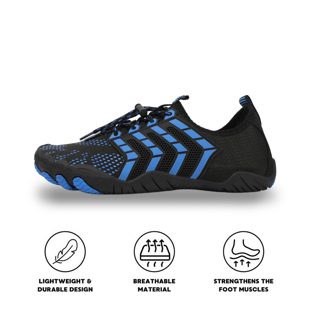 Feel Pro - healthy & comfortable barefoot shoes - Black Blue