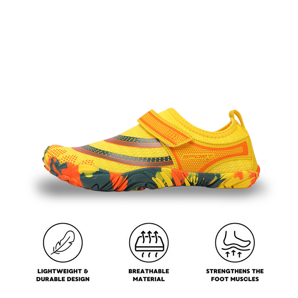 Outdoor Master - slip-resistant & comfortable barefoot shoes - Yellow