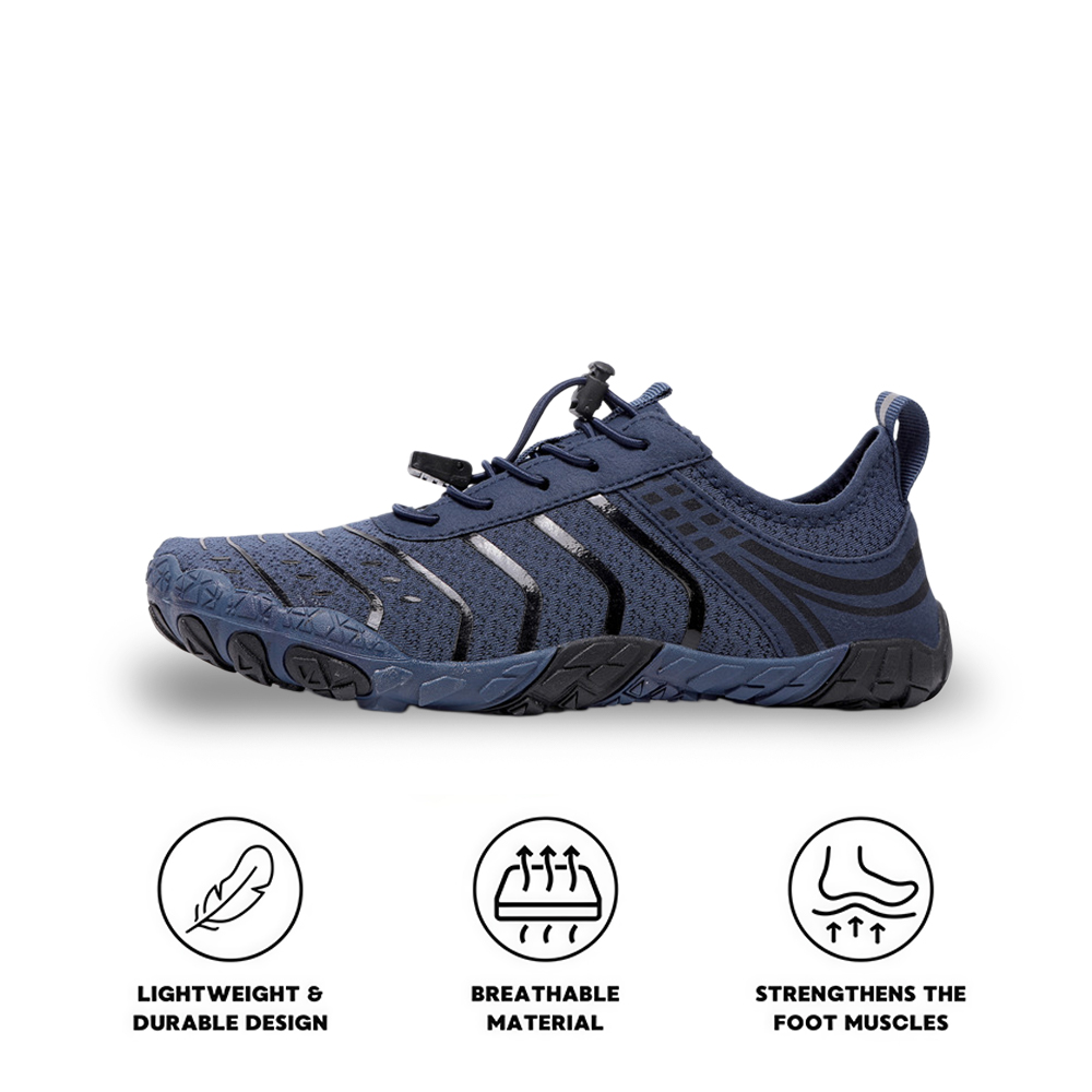 EcoComfort - Ultimate Wellness Barefoot Shoes - Dark Blue