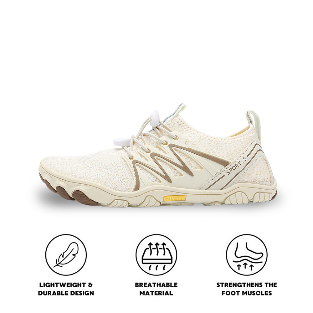 WildStride Pro: All-Terrain Grip Barefoot Shoes (Unisex) - Beige