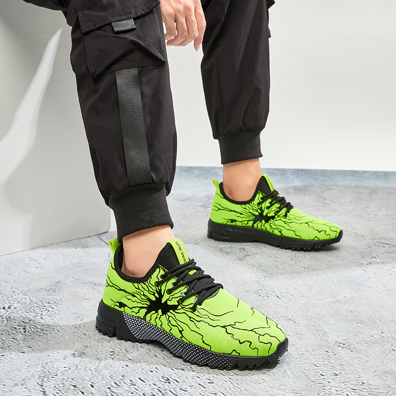 Softswear Men's Cushioned Walking Shoes - Green