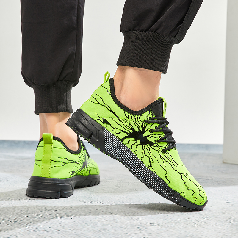 Softswear Men's Cushioned Walking Shoes - Green