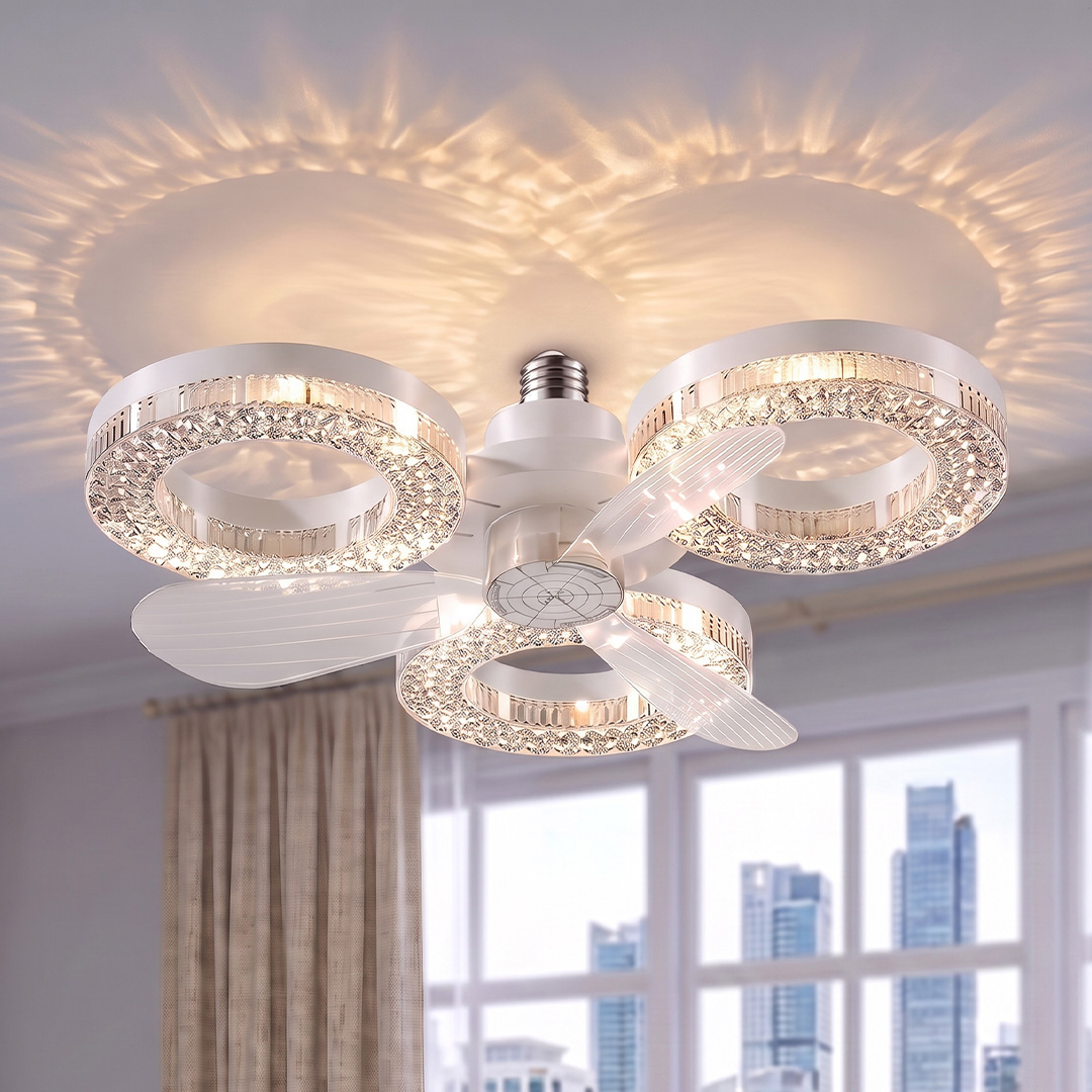 Circle Star Ring Fan Light