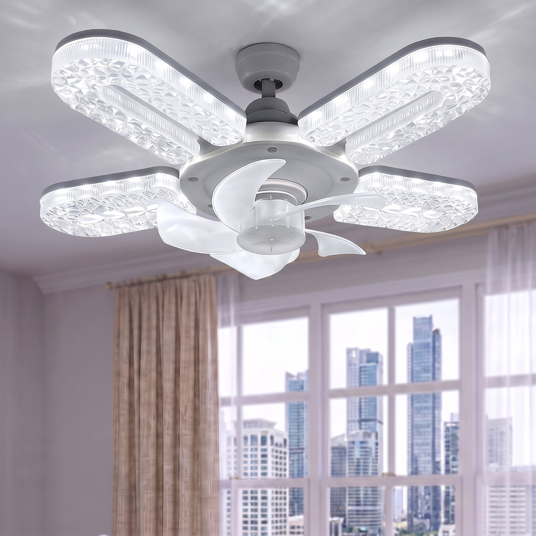 Crystal Ceiling Fan Light