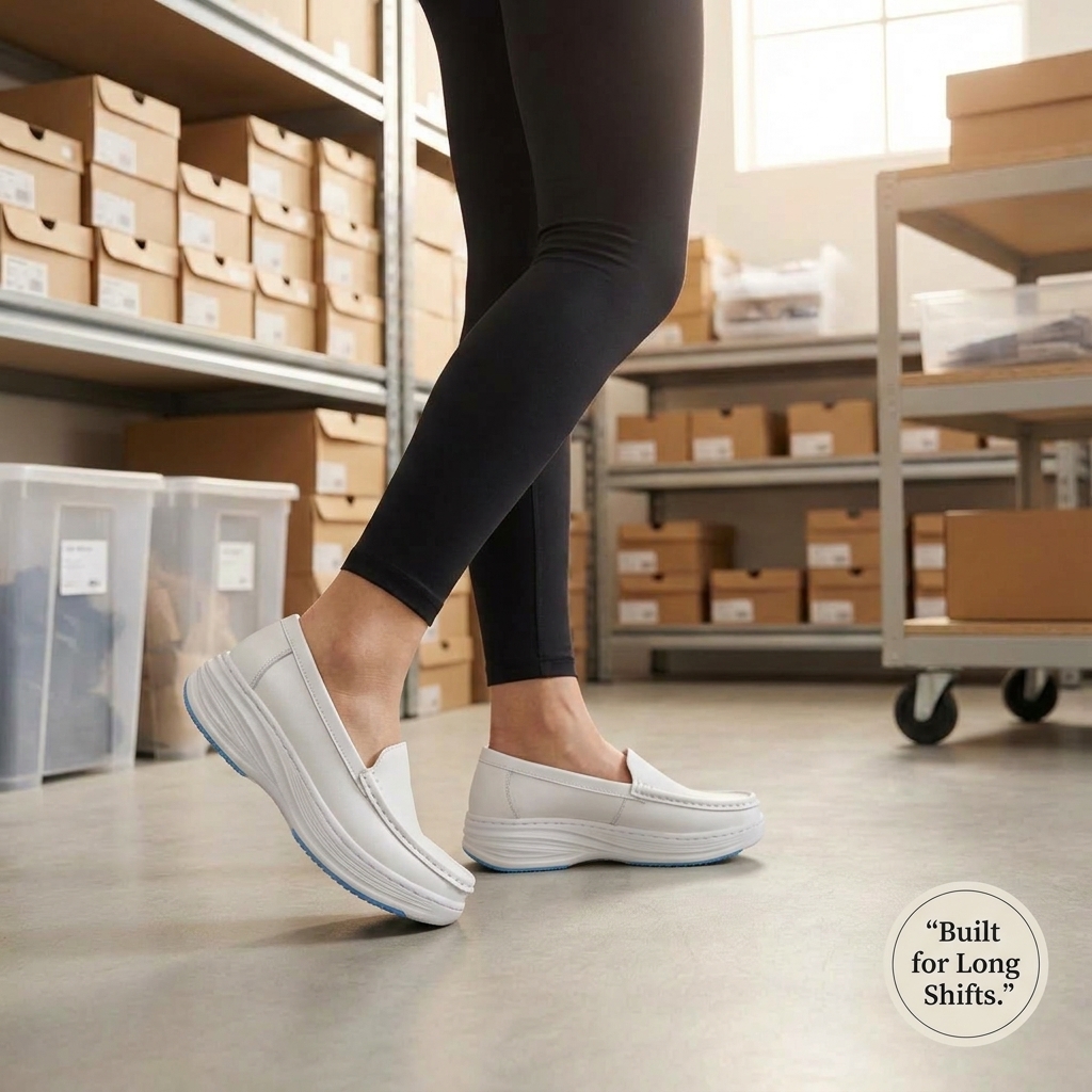 Softswear™ Ease — Slip-On Work Shoes for All-Day Comfort & Long Shifts