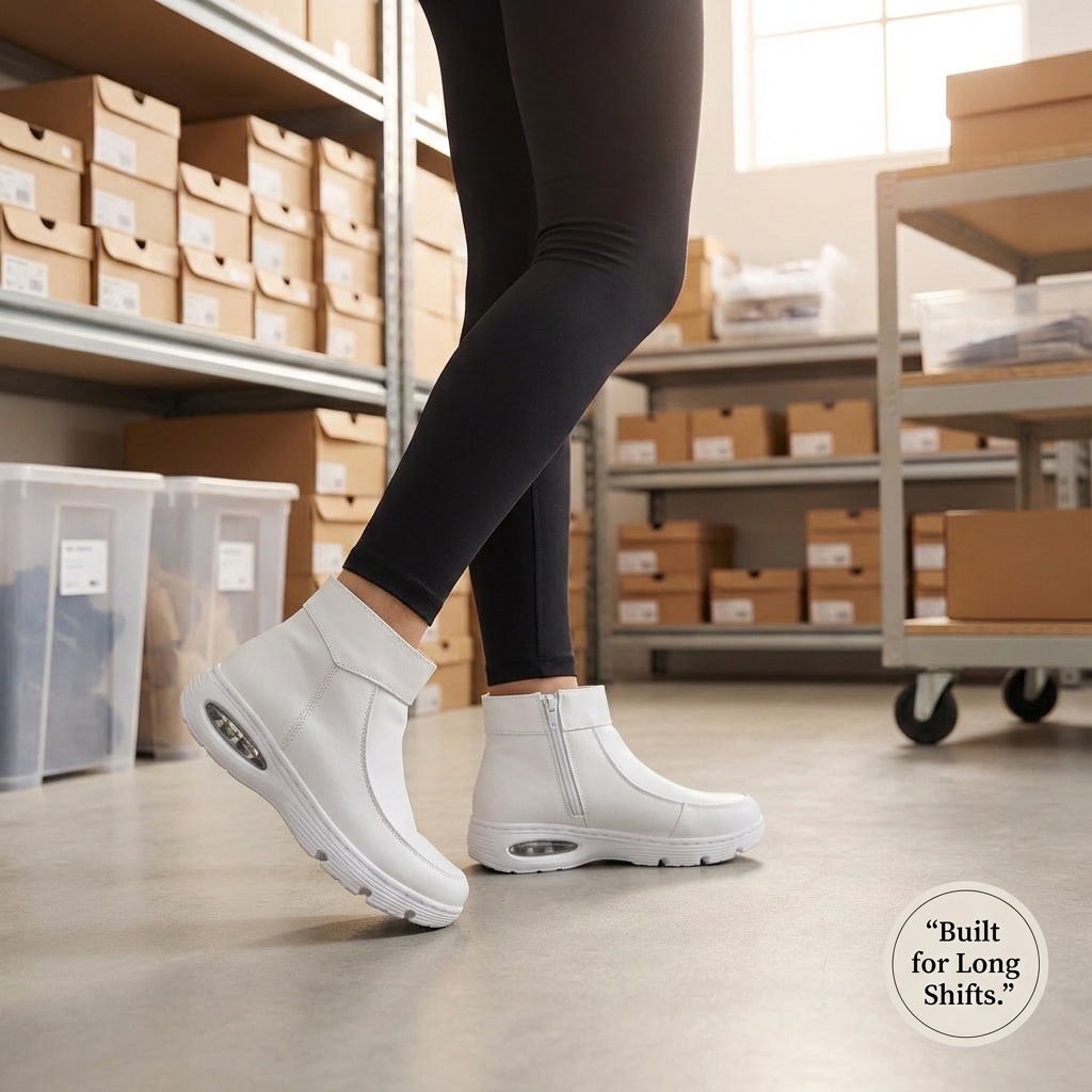 Softswear™ Haven Air — Cushioned Ankle Work Boots for Everyday Comfort