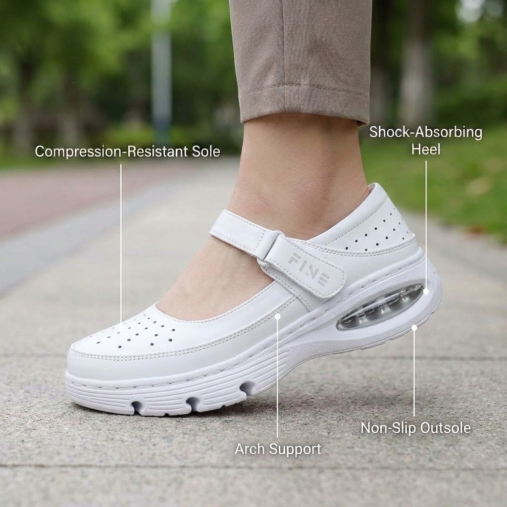 Softswear™ Shift Air — Air-Cushioned Work Shoes for 12-Hour Shifts & All-Day Comfort