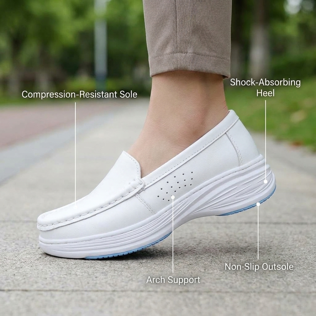Softswear™ Ease — Slip-On Work Shoes for All-Day Comfort & Long Shifts