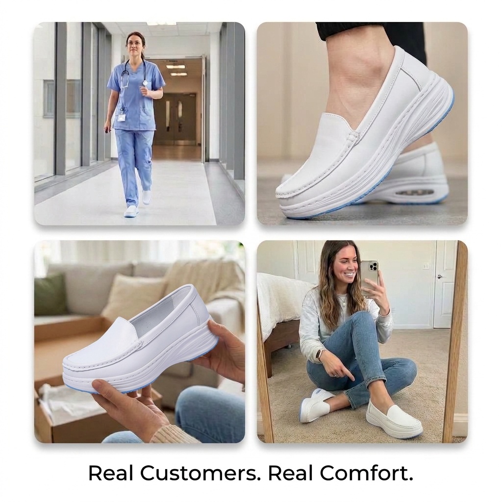 Softswear™ Ease — Slip-On Work Shoes for All-Day Comfort & Long Shifts