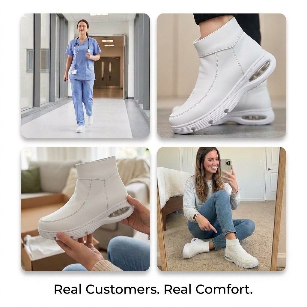 Softswear™ Haven Air — Cushioned Ankle Work Boots for Everyday Comfort