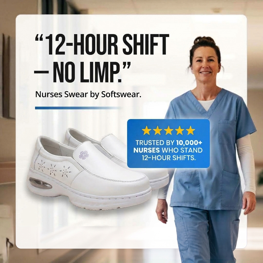 Softswear™ Cloud — 12-Hour Air-Cushion Shoes for Shock-Absorbing Comfort