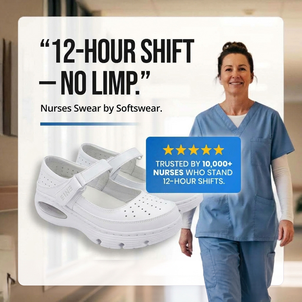 Softswear™ Shift Air — Air-Cushioned Work Shoes for 12-Hour Shifts & All-Day Comfort