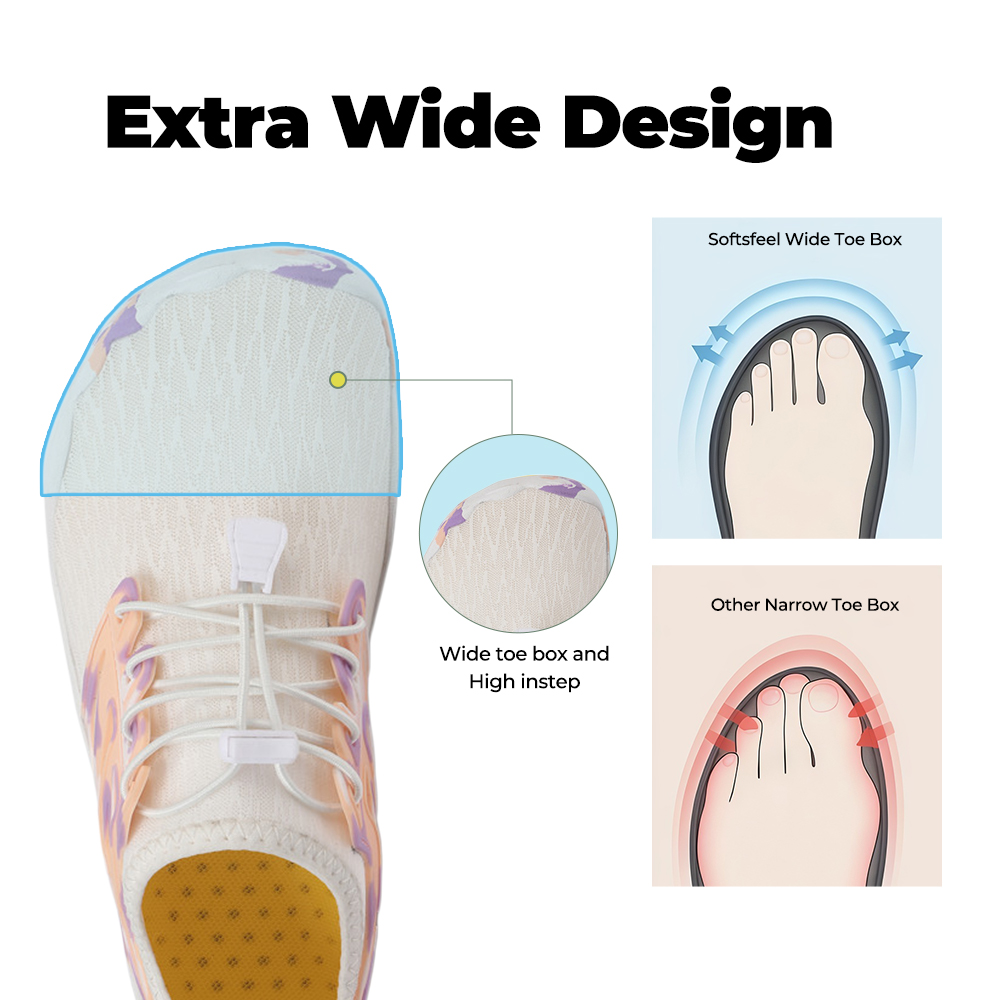 FlowStride - Quick-Dry Breathable Wading Shoes (Unisex) - White Pink