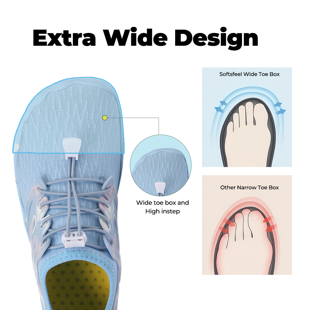 FlowStride - Quick-Dry Breathable Wading Shoes (Unisex) - White Pink